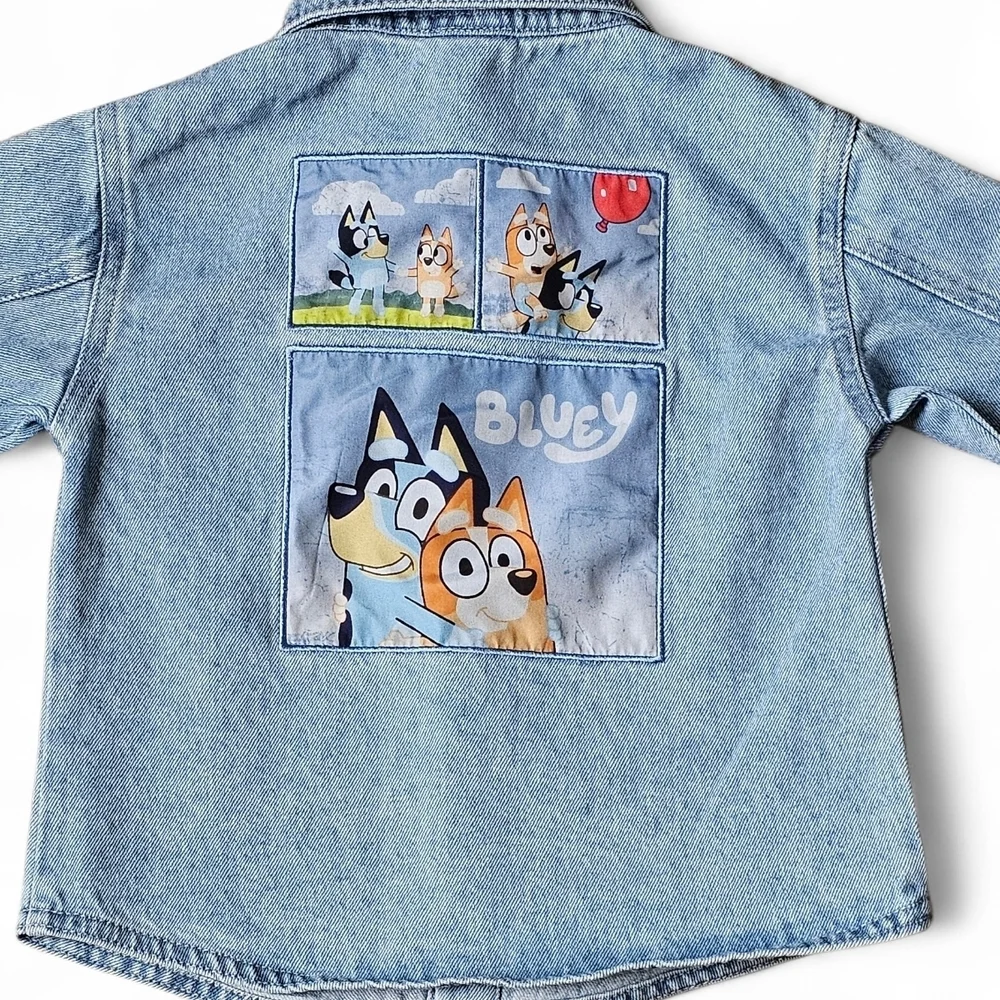 Bluey Toddler Denim Jacket Size 18M